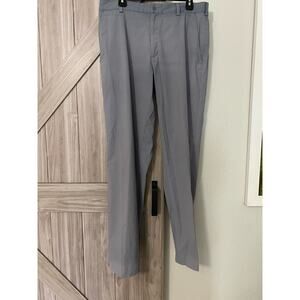 Nike golf men’s dry fit gray pinstripe pants 34 x 34